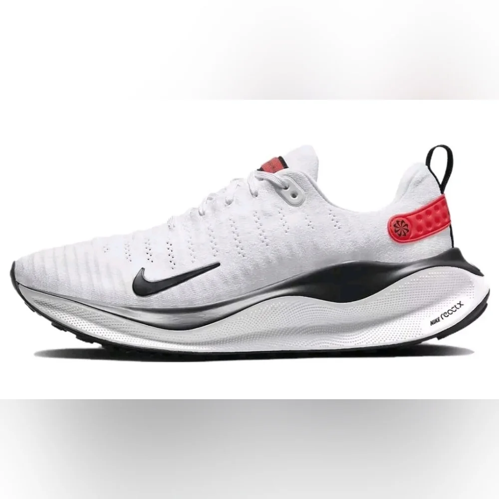 Nike ReactX Infinity Run 4 'White Light Crimson DR2665-100 Women's Shoes New - Picture 2 of 15